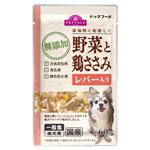 トップバリュ 添加物に配慮した ドッグフード 野菜と鶏ささみ レバー入り 60g【犬用】
