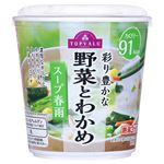 トップバリュ 野菜とわかめ スープ春雨 27.1g