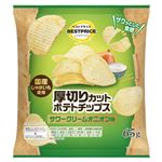 トップバリュベストプライス 厚切りカットポテトチップス サワークリームオニオン味 65g