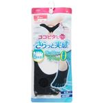 岡本 ココピタ さらっと実感 浅カバー 五本指横編 クロ 21～23cm【レディス】
