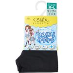 岡本 黒ぱん 冷感 マイクロミニ 吸水速乾 抗菌防臭 クロ M～L【レディス】