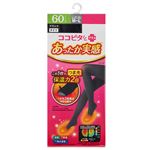 岡本 レディース ココピタあったか実感タイツ 60デニール ブラック M-L