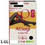 アツギ タイツ 着圧80デニール ブラック L-LL