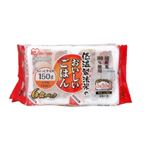 アイリスオーヤマ 低温製法米のおいしいごはん パックごはん 国産米 150g×6