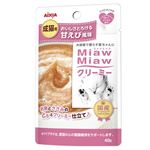 アイシア MiawMiawクリーミー パウチ 甘えび風味 40g【猫用】