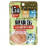 アイシア 健康缶パウチ 15歳からのとろとろまぐろペースト 40g【猫用】