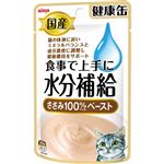 アイシア 国産 健康缶パウチ 水分補給 ささみペースト 40g【猫用】