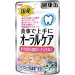アイシア 国産 健康缶パウチ オーラルケア まぐろ細かめフレーク とろみタイプ 40g【猫用】