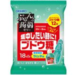 オリヒロ ぷるんと蒟蒻ゼリーパウチ ブドウ糖（ラムネ味）【期間限定】6個