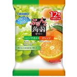 オリヒロ ぷるんと蒟蒻ゼリーパウチ シャインマスカット＋オレンジ 12個