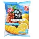 オリヒロ ぷるんと蒟蒻ゼリー 塩パイン＋塩レモン 12個