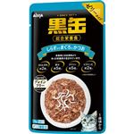 アイシア 黒缶パウチ しらす入りまぐろとかつお 70g【猫用】