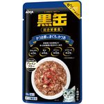 アイシア 黒缶パウチ かつお節入りまぐろとかつお 70g【猫用】