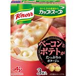 クノール カップスープ ベーコンとポテトがたっぷりのポタージュ 3袋入