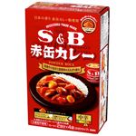 ヱスビー S&B 赤缶カレーパウダールウ 中辛 152g（2皿分×4袋）