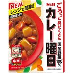 エスビー カレー曜日 レトルト 中辛 230g