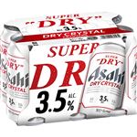 アサヒ スーパードライ ドライクリスタル 350ml×6缶