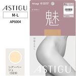 アツギ アスティーグ 魅 シアーベージュ M-L