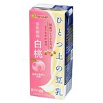 マルサンアイ ひとつ上の豆乳 豆乳飲料白桃 200ml