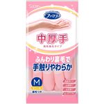 エステー ファミリー ビニール中厚手 指先強化 ピンク M 1双