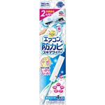 アース製薬 らくハピ エアコンの防カビスキマワイパー セット 本体+4枚入