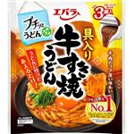 エバラ プチッとうどんプラス 具入り牛すき焼うどん 1人分×3個入