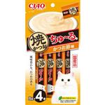 いなばペットフード CIAO 焼かつおちゅ～る かつお節味 8g×4本【猫用】