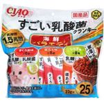 いなばペットフード すごい乳酸菌クランキー 海鮮バラエティ 25袋入り【猫用】