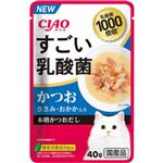 いなばペットフード CIAO すごい乳酸菌パウチ かつお ささみ・おかか入り 40g【猫用】