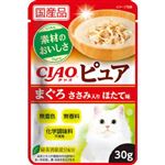 いなばペットフード CIAO ピュア パウチ まぐろ ささみ入り ほたて味 30g【猫用】