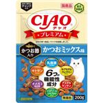 いなばペットフード CIAO プレミアム かつお節入り かつおミックス味 200g【猫用】