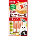 いなばペットフード CIAO ピュアちゅ～る まぐろ 14g×4本【猫用】
