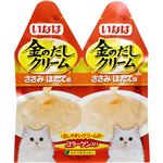 いなばペットフード 金のだしクリーム ささみ ほたて味 60g（30g×2袋）【猫用】