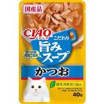 いなばペットフード CIAO 旨みスープ かつお 40g【猫用】