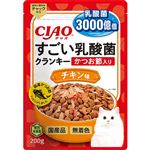 いなばペットフード すごい乳酸菌クランキー かつお節入り チキン味 200g【猫用】