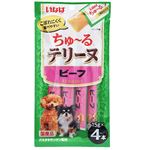 いなばペットフード ちゅ～るテリーヌ ビーフ 15g×4本【犬用】