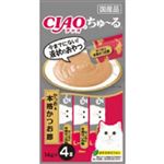 いなばペットフード CIAO ちゅ～る かつお＆本格かつお節 14g×4本【猫用】