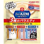 いなばペットフード CIAO for AIM ちゅ～るタイプ 3種のバラエティ 8g×25本【猫用】