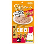 いなばペットフード CIAO ちゅ～る 宗田かつお&かつお節 14g×4本【猫用】