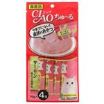 いなばペットフード CIAO ちゅ～る サーモン&とりささみ 14g×4本【猫用】