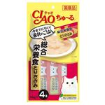 いなばペットフード CIAO ちゅ～る 総合栄養食 とりささみ 14g×4本【猫用】