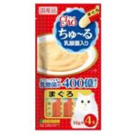 いなばペットフード CIAOちゅ～る 乳酸菌入りまぐろ   14g×4本【猫用】