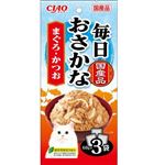 いなばペットフード CIAO 毎日おさかな まぐろ・かつお 60g×3袋【猫用】