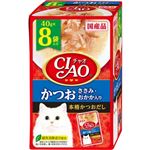 いなばペットフード CIAOパウチ かつお ささみ・おかか入り 40g×8袋入【猫用】