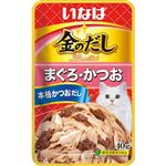 いなばペットフード 金のだしパウチまぐろ・かつお 40g【猫用】