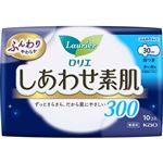 花王 ロリエ しあわせ素肌 多い夜用 羽つき 300 10コ入