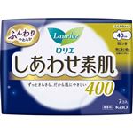 花王 ロリエ しあわせ素肌 特に多い夜用 羽つき 400 7コ入