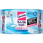 花王 クイックルワイパー 立体吸着ウエットシート 香りが残らないタイプ  32枚入