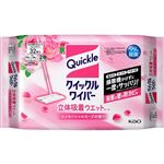 花王 クイックルワイパー 立体吸着ウエットシート エッセンシャルローズの香り 32枚入