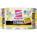 花王 クイックルワイパー立体吸着ウエットシートストロング リフレッシュレモンの香り 24枚入